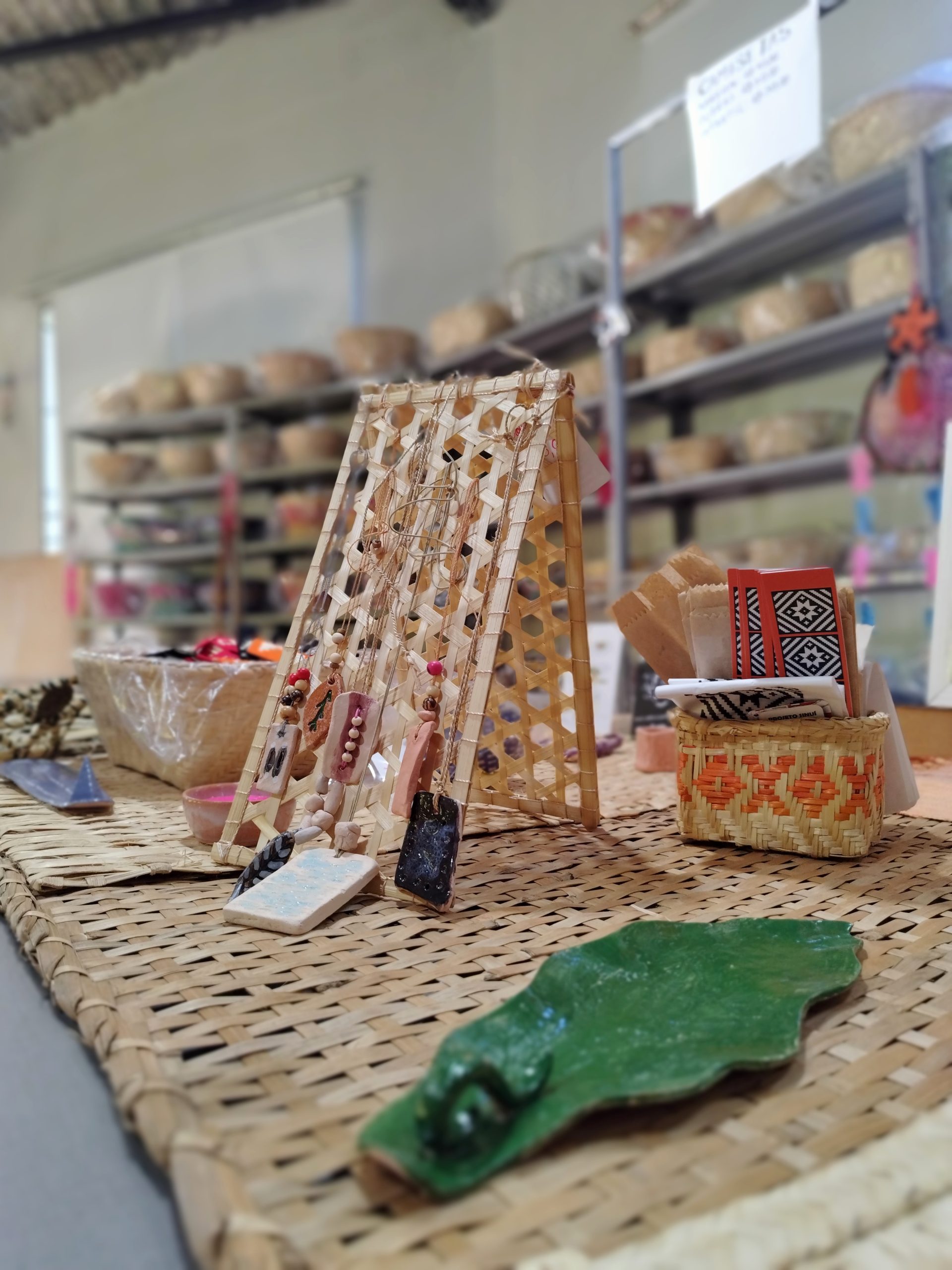 Objetos indígenas na decoração